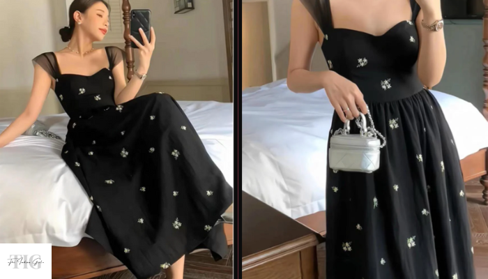 Floral dress from myntra and savana