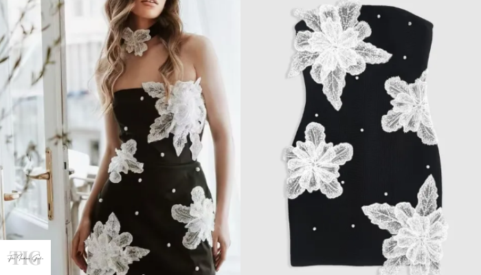 Floral Valentine's day outfit from myntra 