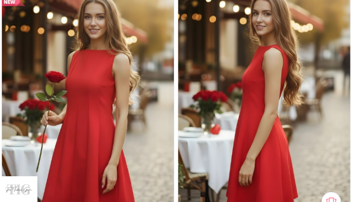 Red valentine's dress