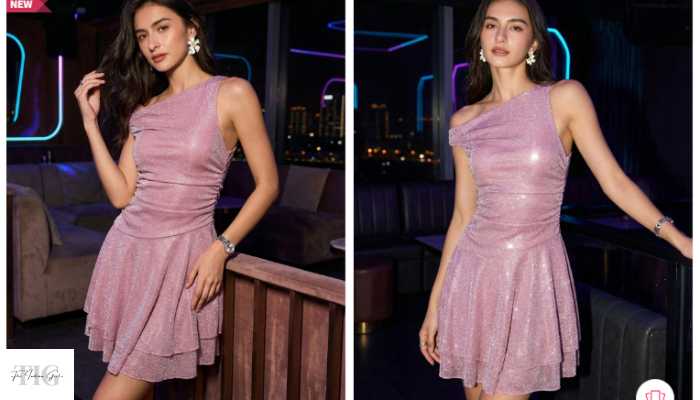 Shimmer valentine's day outfit for women