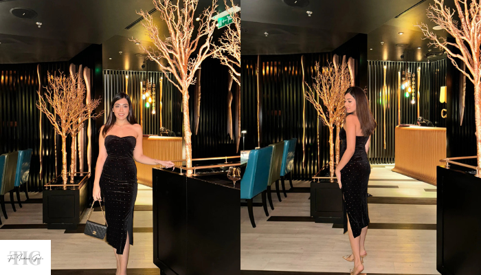 black dress for women 